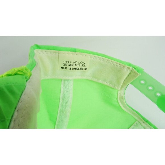 Cortland 444 Lazerline Fly Fishing Nylon Hat Snap Back Cap Neon Green Rope - Picture 8 of 8